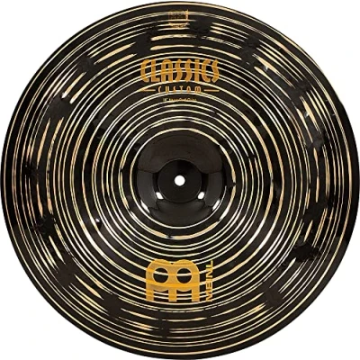 Imagen de Meinl Cymbals Classics Custom Dark Plato China Heavy de 18 pulgadas (45,72cm) Platillos Batería Bronce B12, Acabado Oscuro (CC18HDACH)