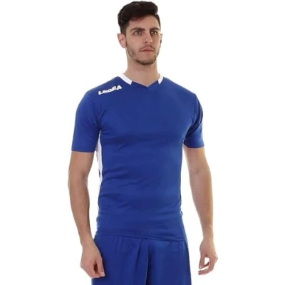 Imagen de lea srl LEGEA Camiseta Múnich Camiseta, Unisex Adulto, Azul Oscuro Y Blanco, XS