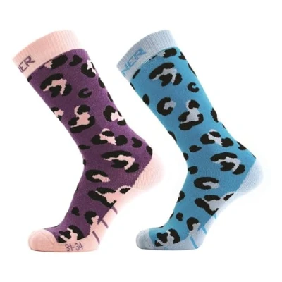 Imagen de Sinner Calcetines marca modelo KIDS SKI SOCKS ANIMAL DOUBLE PACK PURPLE/BLUE 31 34