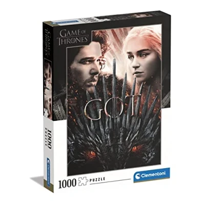 Imagen de Clementoni Puzzle 1000 Piezas Juego de Tronos, Adulto Game of Thrones, Personajes Series(39651)