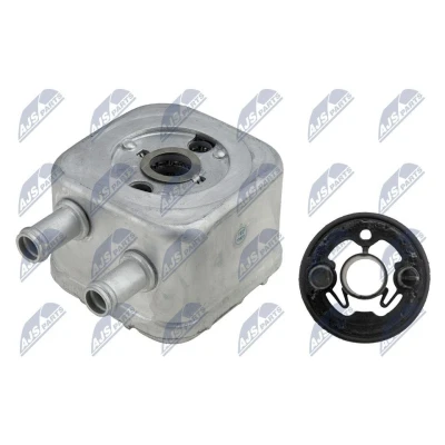 Imagen de NTY CCL AU 004A Radiador de Aceite VOLKSWAGEN: Golf 4, Transporter 5, Passat B5 GP Berlina, AUDI: A3 Hatchback, A4 B6 B7 Berlina