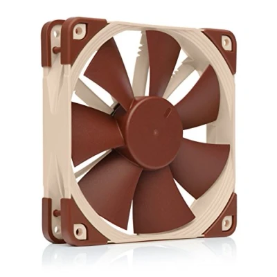 Imagen de Noctua NF F12 5V PWM, Ventilador Silencioso con Cable Adaptador USB, 4 Pines, Versión de (120 mm, Marrón)