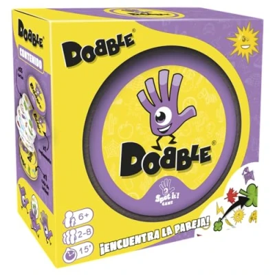 Imagen de Zygomatic Dobble Clasico Juego De Cartas Infantil Acción y Reflejos para Adultos Niños 2 a 8 Jugadores 15 Minutos por Partida En Español Portugués