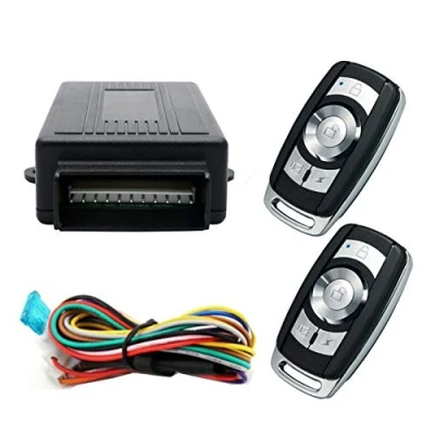 Imagen de Style4 Kit central de mando a distancia universal para puerta coche con caja control + 2 controles remotos repuesto cerradura