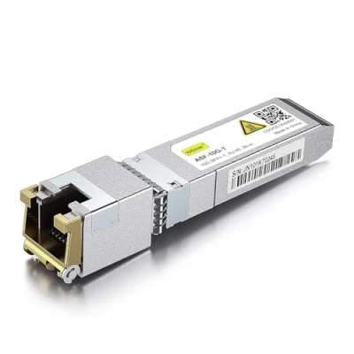 Imagen de 10Gtek 10G SFP+ RJ45 Transceptor Módulo de Cobre 10GBase T Compatible para Cisco SFP S, Ubiquiti UF 10G, Mikrotik S+RJ10, Netgear, TP Link, D Link