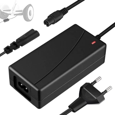 Imagen de Cargador Patinete Electrico: 42V 2A 3 Pines Pour électrique Compatible xiaomi M365 1S, Universal de Batería Patinetes para Accesorios