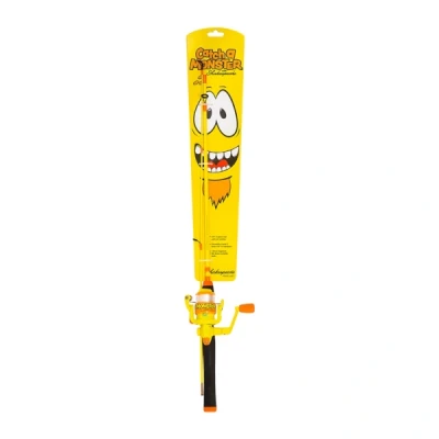 Imagen de Shakespeare Catch a Monster Juego de caña Pescar y Carrete Giratorio para niños, diseño Pesca con línea