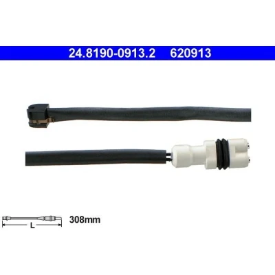 Imagen de ATE 24.8190 0913.2 Sensor de Desgaste Pastillas Frenos PORSCHE: 944 Coupé