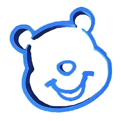 Imagen de Cuticuter Winnie The Pooh Cortador de Fondant, Plástico, Azul, 8x7x1.5 cm