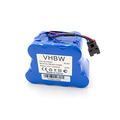 Imagen de vhbw Batería Compatible con Ecovacs Deebot 800, 810, 830, D8 Serie Robot Limpieza (3500 mAh, 12 V, NiMH, Azul)
