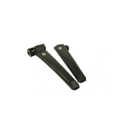 Imagen de SILCA Palancas EOLO 2 en 1 de neumáticos Aluminio Negro diseño Premium y Herramienta inflado CO2 para Bicicleta compatibles Pequeño