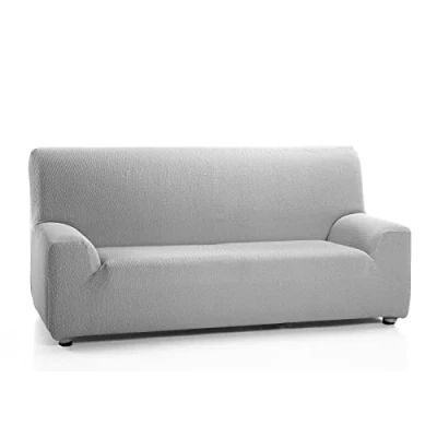 Imagen de Martina Home Tunez Funda Elástica para Sofá, Tela, Gris (Alma), 4 Plazas (220 a 260 cm)