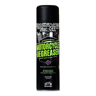 Imagen de Muc Off Limpiador de Motos Desengrasante Biodegradable, 400 Ml en Spray Soluble al Agua Limpia Acción Profunda para Piezas y Partes Grasosas