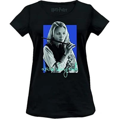 Imagen de HARRY POTTER Wohapomts331 Camiseta, Negro, L para Mujer