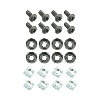 Imagen de Adam Hall 19&quot; Parts 5925 M8 AH Kit completo para Montaje de 2 Equipos con Tuercas cuadradas M6
