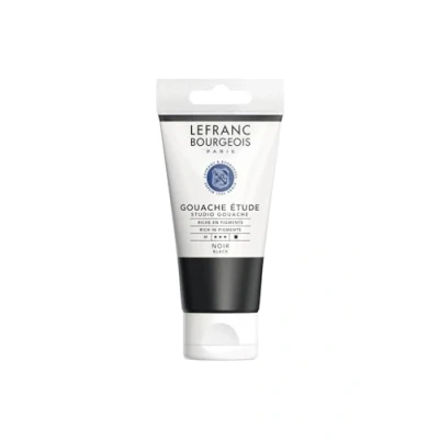 Imagen de Lefranc Bourgeois Studio Gouache, Negro, 80 ml (Lot de 1),