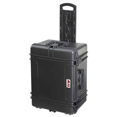 Imagen de MAX Cases MAX620H340.079 Negro Maleta hermética vacía con Trolley Dimensiones internas 620 x 460 340 mm