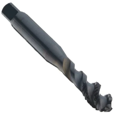 Imagen de Dormer mtt x E003/mtt E013 en polvo Metal espiral Flauta rosca grifo, negro óxido de acabado, redondo filo con punta cuadrada, modificado tocando fondo fresa, M6 1, 1