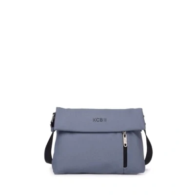 Imagen de Bandolera Antirrobo Pequeña KCB Strong Diseño Compacto y Resistente Seguro Ideal para Uso Diario Asas Ajustables 100% Vegano Color Jeans