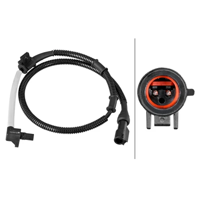 Imagen de HELLA 6PU 358 218 521 Sensor de ABS Eje delantero, izquierda inductivo 2 835