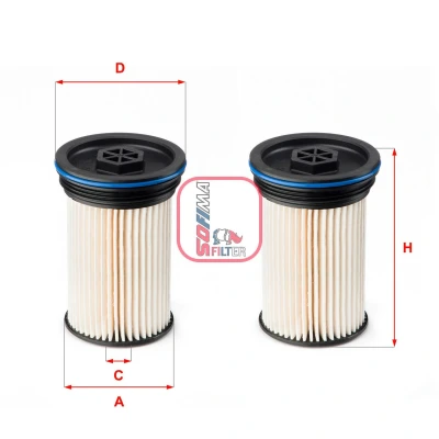 Imagen de SOFIMA S 6071 NE Filtro Combustible Cartucho filtrante CHEVROLET: Captiva, OPEL: Antara