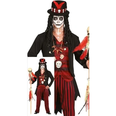 Imagen de FIESTAS GUIRCA Disfraz Voodoo Chaman Talla L 52 54