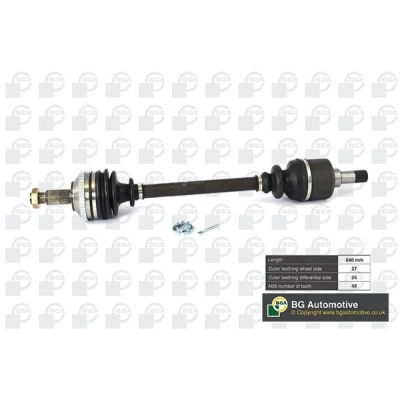 Imagen de BGA DS6713L Árbol de transmisión Eje delantero, izquierda 640, 640 PEUGEOT: Expert I, I Furgón, 806 MPV, CITROËN: Jumpy MPV
