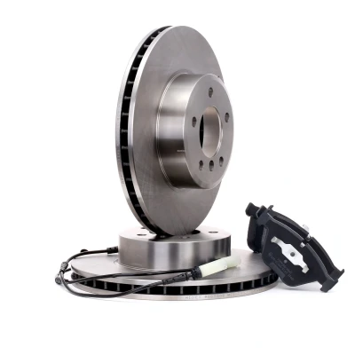 Imagen de MAPCO 47781HPS Kit de discos y pastillas freno Eje delantero ventilado Chapa antichirridos con contacto avisador desgaste BMW: 5 Berlina norauto