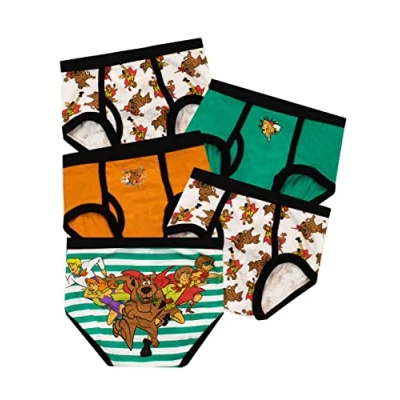 Imagen de Scooby Doo! Ropa Interior para Niños Paquete de 5 Multicolor 8 9 Años