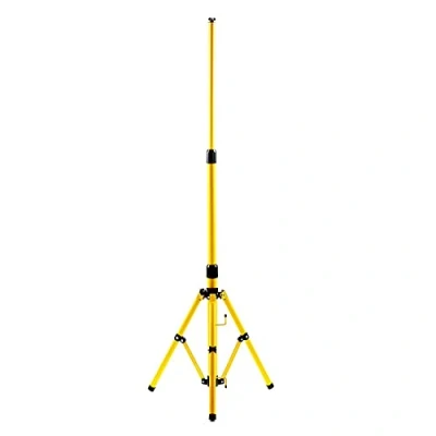 Imagen de EINFEBEN trípode telescópico para proyectores, de acero proyectores LED, regulable en altura, amarillo, interior y exterior