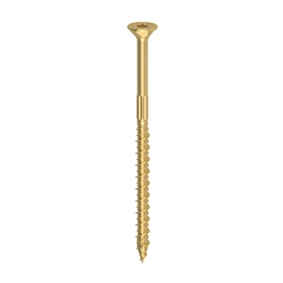 Imagen de TORX Tornillos Pro TPS para estructuras portadoras de madera, 6,0 x 80 mm, galvanizado amarillo, 100 unidades