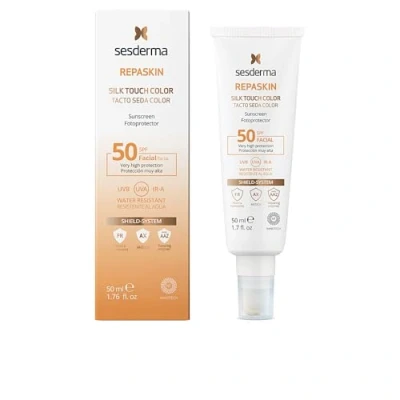 Imagen de Sesderma Repaskin Fotoprotector Spf50 Tacto Seda Color 50Ml 50 g