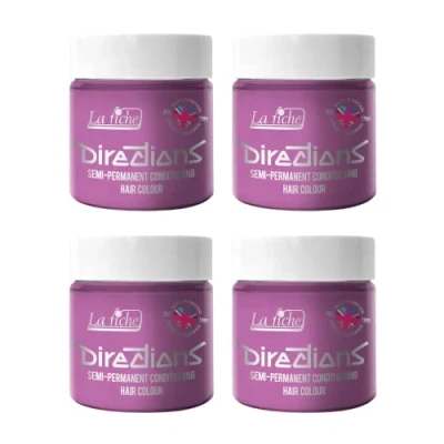 Imagen de 4 x La Riche Directions Semi Permanent Hair Color Bote de 100 ml (Lavender)
