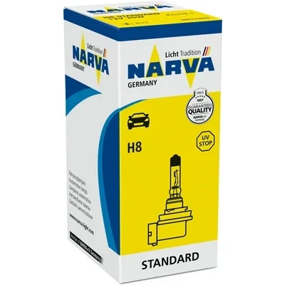 Imagen de NARVA 480763000 Lámpara, faro de carretera H8 12V 35W Halógena BMW: 5 Berlina, 3 Coupé, VOLKSWAGEN: Golf 7, Passat B7 Variant