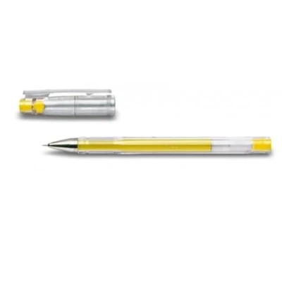 Imagen de PILOT G TEC C4 bolígrafo de gel Transparente, Amarillo