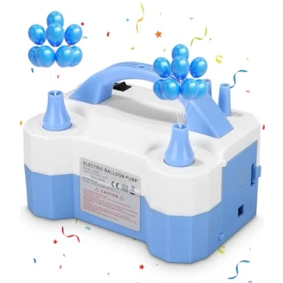 Imagen de Birshe Bomba Eléctrica,Bomba de Aire Eléctrica Inflador Eléctrico Globos Electrico Adecuado para Todo Tipo Eventos como Carnaval Fiesta Cumpleaños