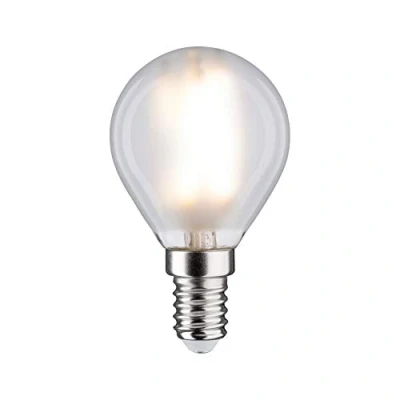Imagen de Paulmann 28631 lámpara LED filamento gota 5 vatios clásico bombilla mate 2700 K blanco cálido E14, W