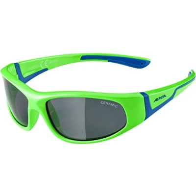 Imagen de Alpina Flexxy. Gafas de Sol, Unisex Niños, Neon Green Blue, Talla única