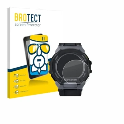 Imagen de BROTECT Protector Pantalla Cristal para Casio G Shock Squad GBD 300 Vidrio [Dureza 9H, Anti Arañazos]