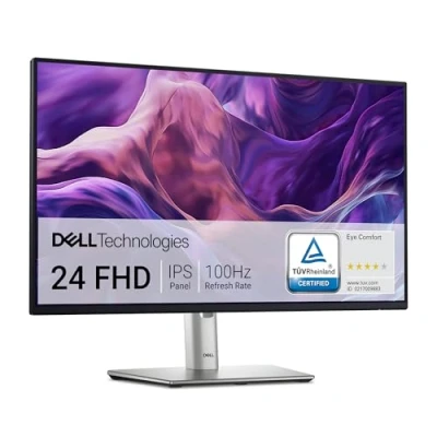 Imagen de Dell P2425H 24&quot; Full HD (1920x1080) Monitor, 100Hz, IPS, 5ms, 99% sRGB, USB C, DisplayPort, HDMI, VGA, 4X USB, Negro