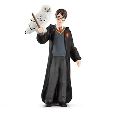Imagen de Schleich 42633 Harry Potter &amp; Hedwig, a partir de 6 años, WIZARDING WORLD figura, 4 x 2,5 10 cm