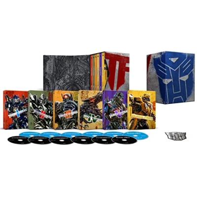 Imagen de Transformers 6 Movie Collection (Steelbook) (4K UHD + Blu ray): Transformers, la Venganza de los Caidos, El Lado Oscuro Luna, Era Extincion, Ultimo Caballero, Bumblebee [Blu ray]