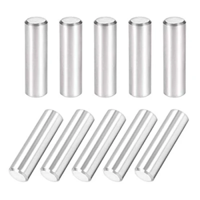 Imagen de 10 pasadores para tobillo 304 acero inoxidable cilíndrico, mm x 35 mm, soporte pasador fijador elementos plateados