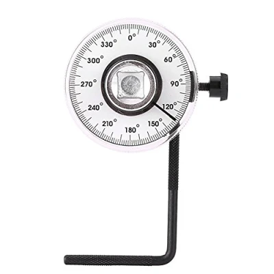 Imagen de Qiilu 1/2 pulgadas 360 Ángulo Calibre Manejar Esfuerzo de Torsión Ajustable, Herramienta Llave Accionamiento Ajustable