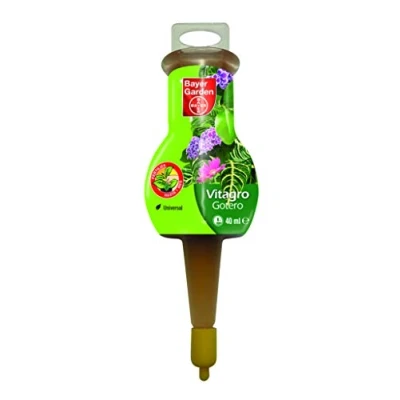 Imagen de Bayer Garden TOP gotero universal, Fertilizante Diluido para Plantas Ornamentales de Aplicación Directa por Goteo, formato 40 ml (Vigorizante Universal)