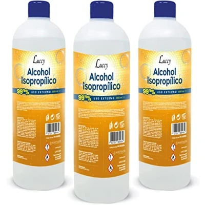Imagen de LUCCY Alcohol Isopropílico 99,9% 3 Litros Isopropanol Puro Limpieza y Desinfección de Superficies, Componentes Electrónicos, Objetivos, Pantallas, Impresión 3D
