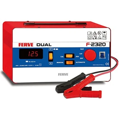 Imagen de Ferve F 2320 Cargador Dual de Baterías Plomo Ácido, 0