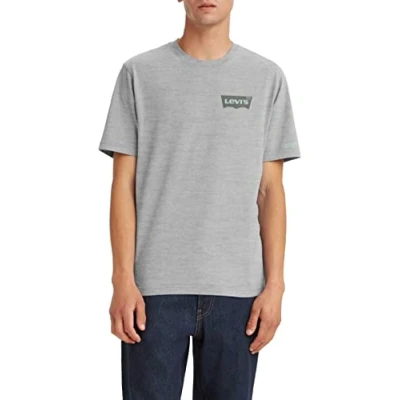 Imagen de Levi&#039;s Relaxed FIT Camiseta estampada, Hombre, Talla: Medium, Mottled grey