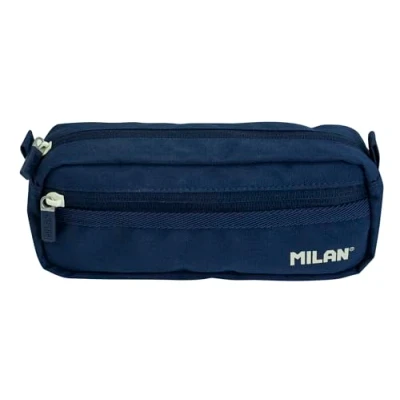 Imagen de MILAN 081148SNCB PORTATODO Rectangular 2 Cremalleras Serie 1918, Azul Marino, Multicolor