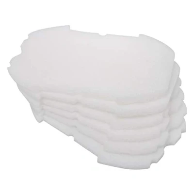 Imagen de LTWHOME Almohadillas de lana polímero compatibles con filtro Blagdon Affinity Inpond todo en uno (paquete 6)